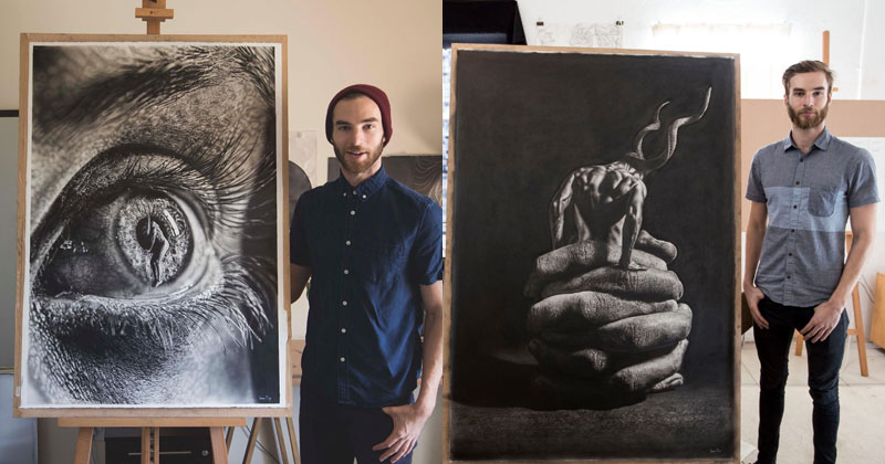 These Giant Pencil Drawings by Jono Dry are INSANE