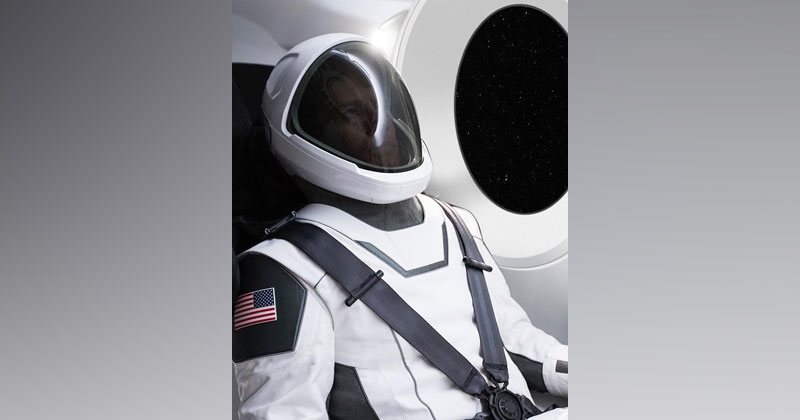 Elon Musk Just Unveiled the First Ever Photo of the SpaceX Spacesuit and it Looks Awesome