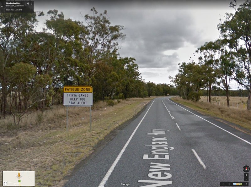 trivia road signs australia 6 There are Roads in Australia that are So Boring they Have Trivia Signs to Keep Drivers Alert