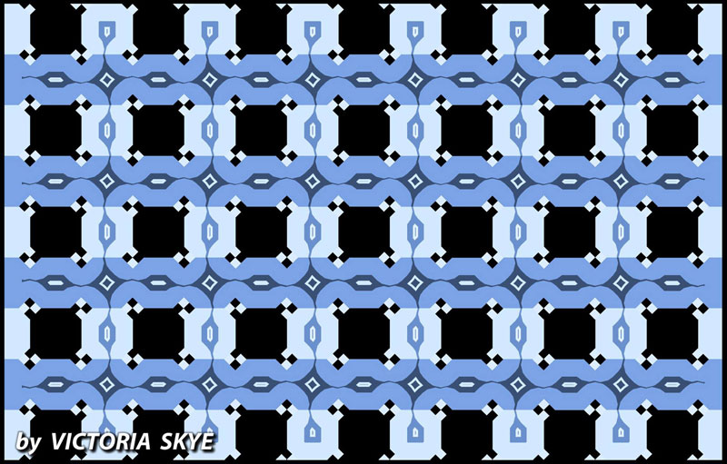 Your Eyes are Playing Tricks on You, All of the Horizontal Blue Lines are Straight