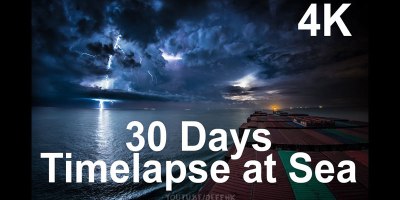 30 Day Timelapse at Sea from the Red Sea to Hong Kong [4K]