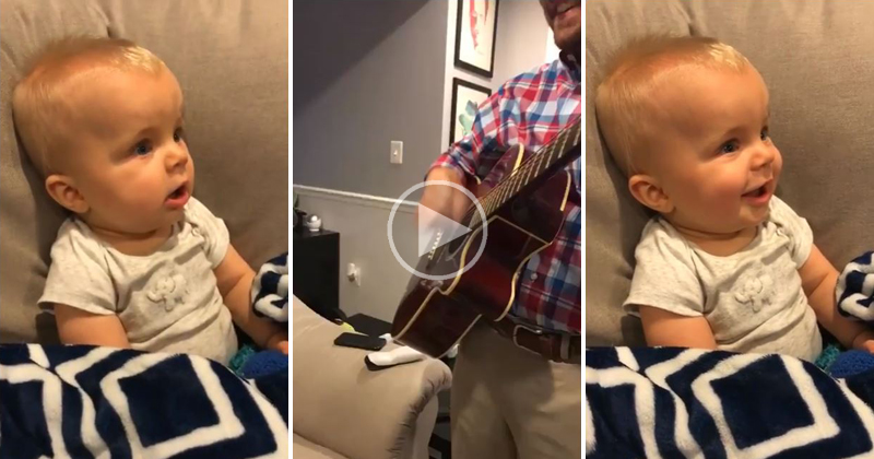 Son Hears Dad's Guitar for the First Time