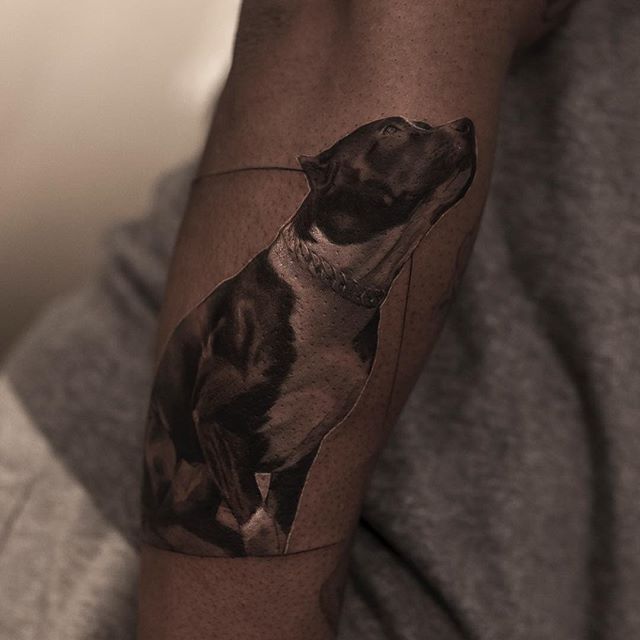 black and white tattoos look like photos printed on skin by inal bersekov 6 These Black and White Tattoos Look Like Photos Printed on Skin