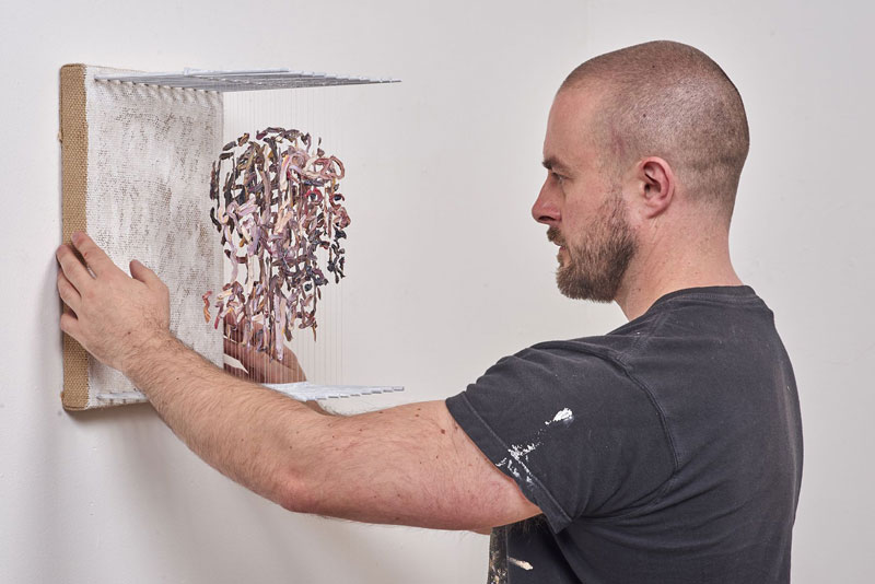 3d portraits made from suspended paint strokes by chris dorosz 7 Amazing 3D Portraits Made from Suspended Paint Strokes