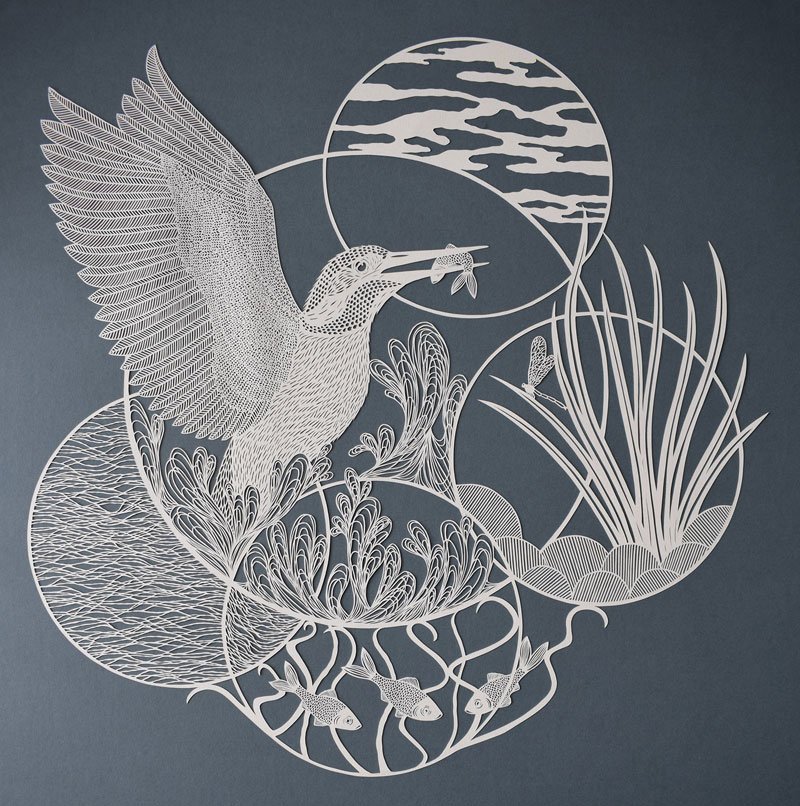 amazing hand cut paper animals by pippa dyrlaga 4 Amazing Hand Cut Paper Animals by Pippa Dyrlaga