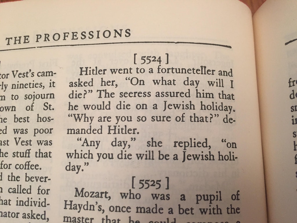 Guy Finds Joke Book from 1940 with a Hitler Reference