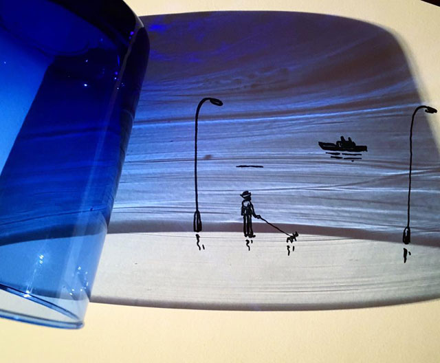 shadow art doodles vincent bal 15 Artist Casts Shadows and Doodles on the Results (21 Photos)