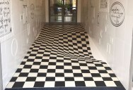 A Completely Level Floor Made from 400 Individual Ceramic Tiles