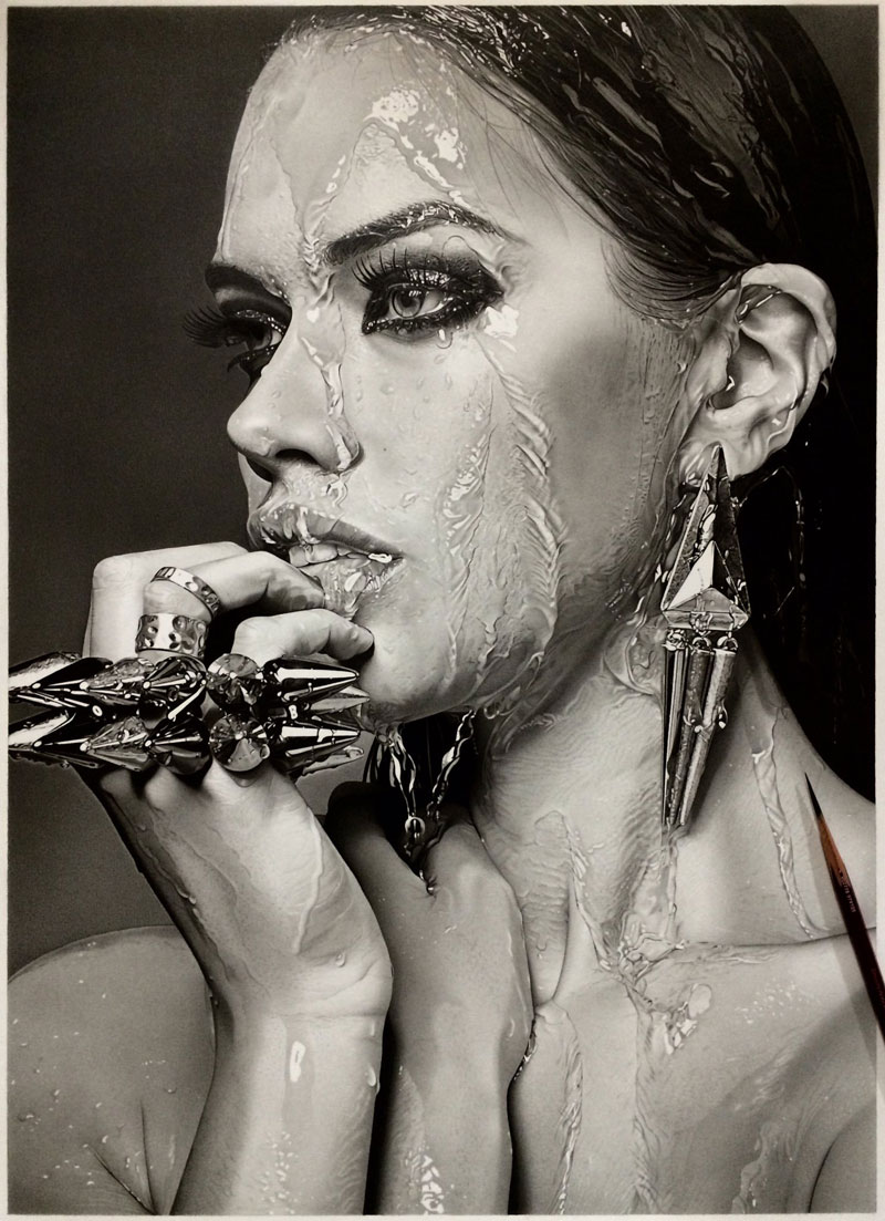 Highly Detailed CloseUps of Amazing Hyper Realistic Pencil Drawings