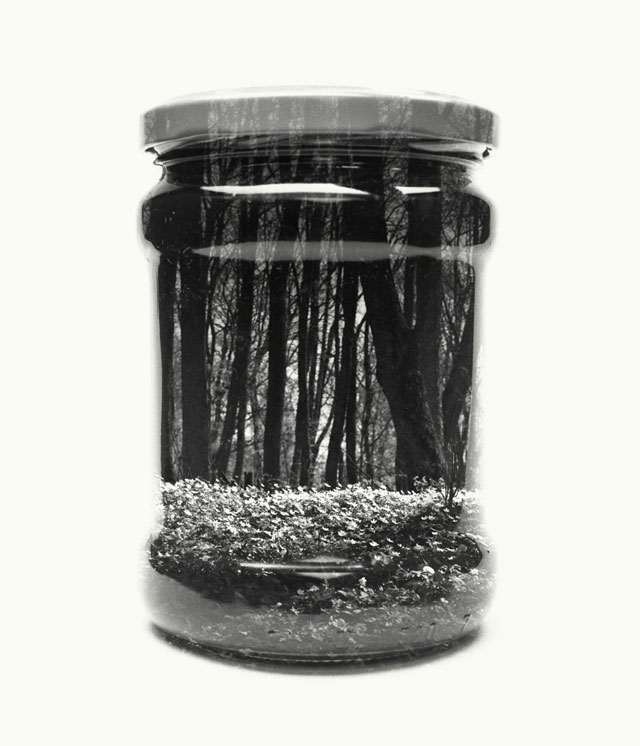jarred and displaced by christoffer relander 11 Bottled Memories of Childhood Landscapes Using Double Exposure Photography