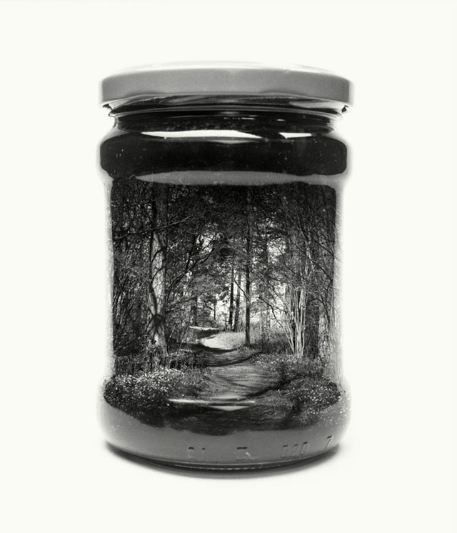 jarred and displaced by christoffer relander 15 Bottled Memories of Childhood Landscapes Using Double Exposure Photography