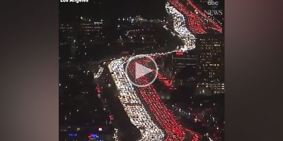 Video of Thanksgiving Traffic on LA Freeway Will Give You All Kinds of Anxiety