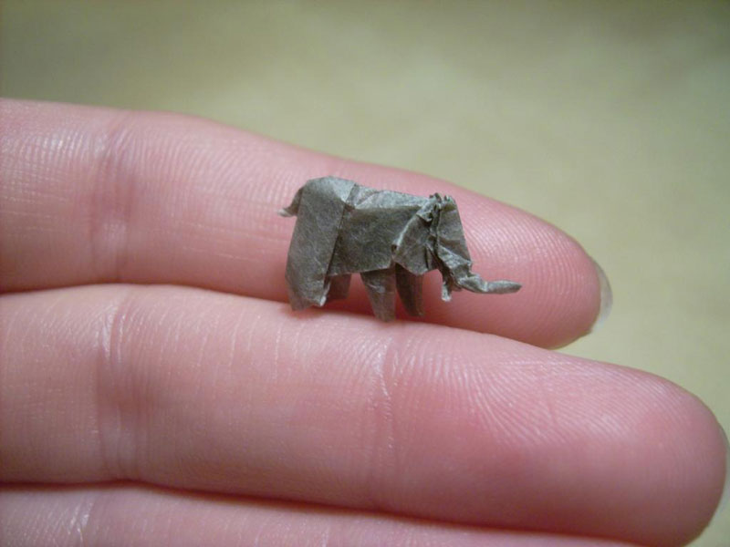 miniature origami with toothpicks by anja markiewicz 10 Paper Artist Uses Toothpicks to Fold Impossibly Small Origami