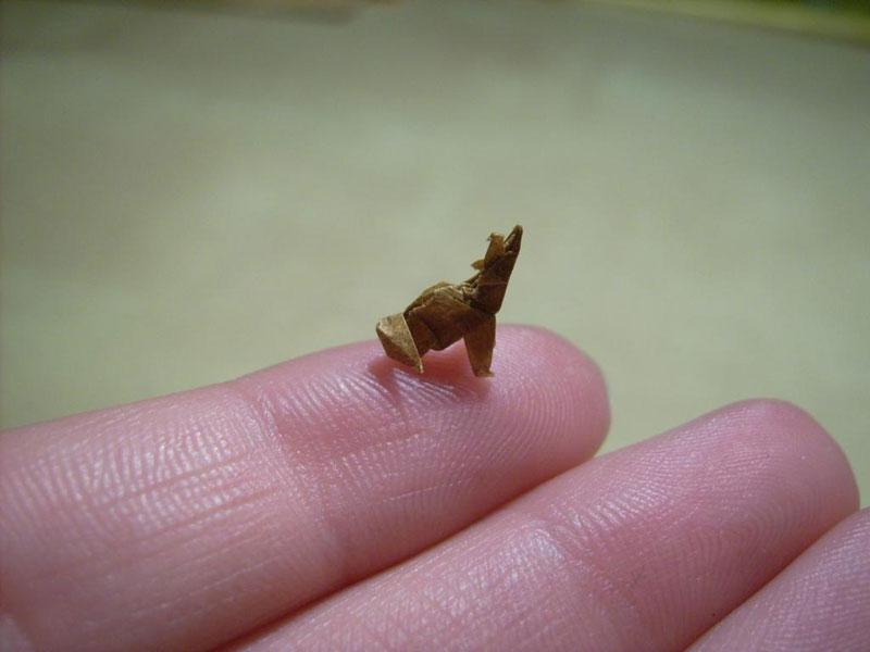 miniature origami with toothpicks by anja markiewicz 9 Paper Artist Uses Toothpicks to Fold Impossibly Small Origami