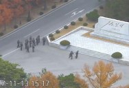 North Korean Soldier’s Dramatic Escape Caught on CCTV