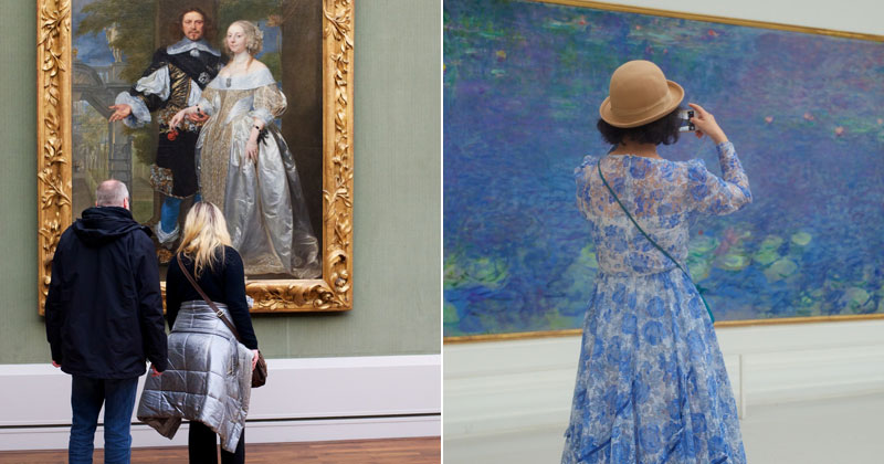 25 Times People Matched the Painting They Were Looking At