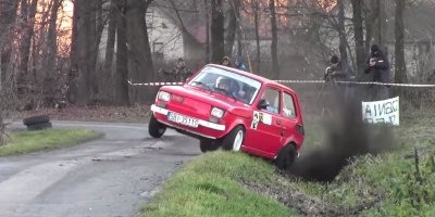 I Can't Stop Watching These Rally Drivers Push the Absolute Limits of this Fiat