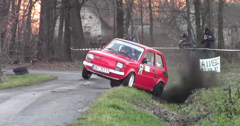 I Can't Stop Watching These Rally Drivers Push the Absolute Limits of this Fiat