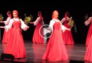 ‘Berezka’, the Hypnotizing Russian Folk Dance Where the Women Seem to Float