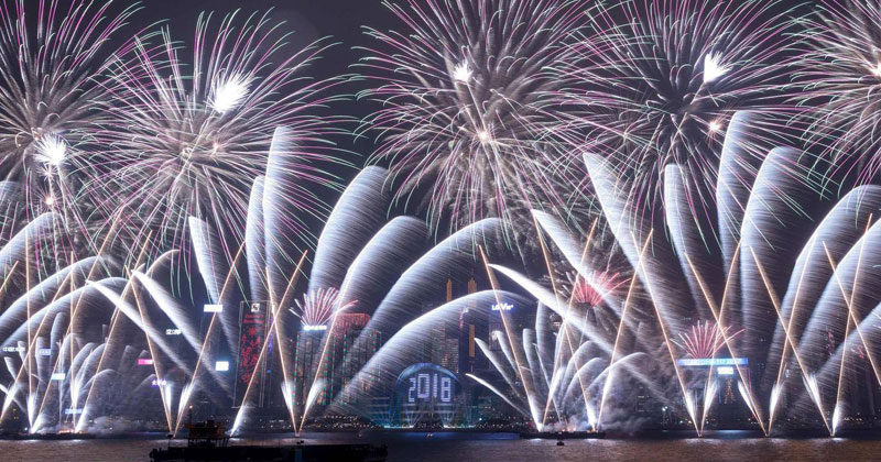 2 Non-Stop Minutes of New Year's Celebrations Around the World