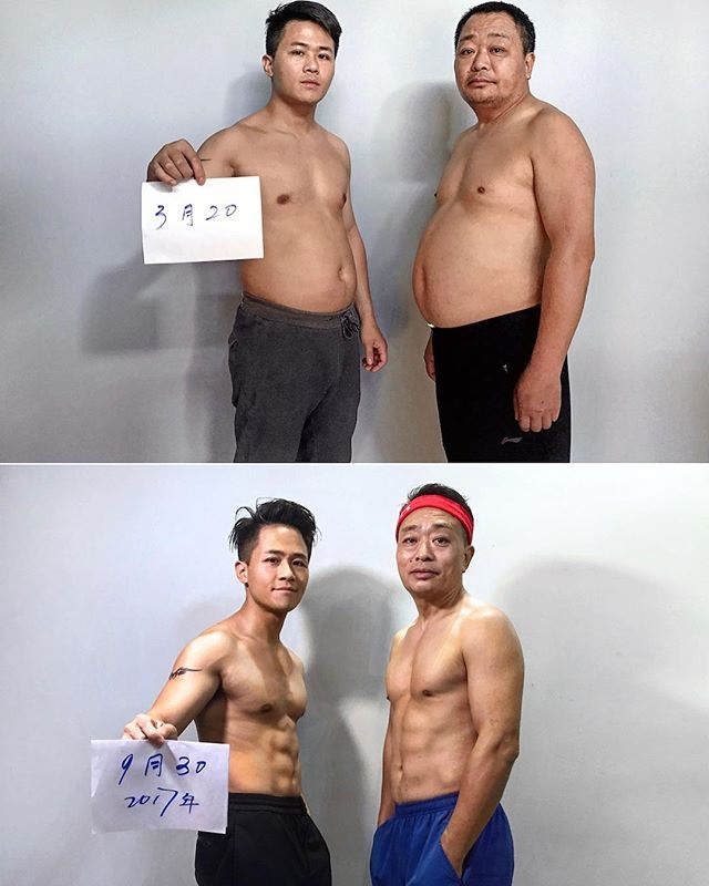 father and son decide to get in shape together 5 Father and Son Decide to Get in Shape Together (9 Pics)