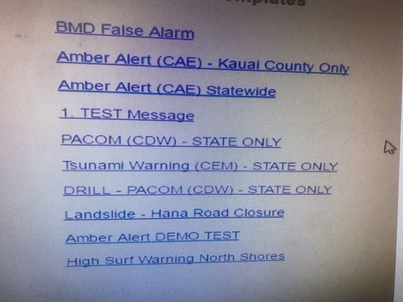 The Menu for Hawaii’s Emergency Warning System is a UX Nightmare