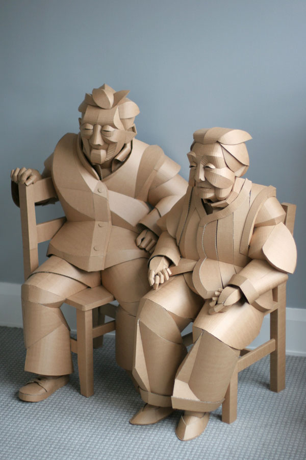 Artist Recreates People from Grandparents Village as LifeSize