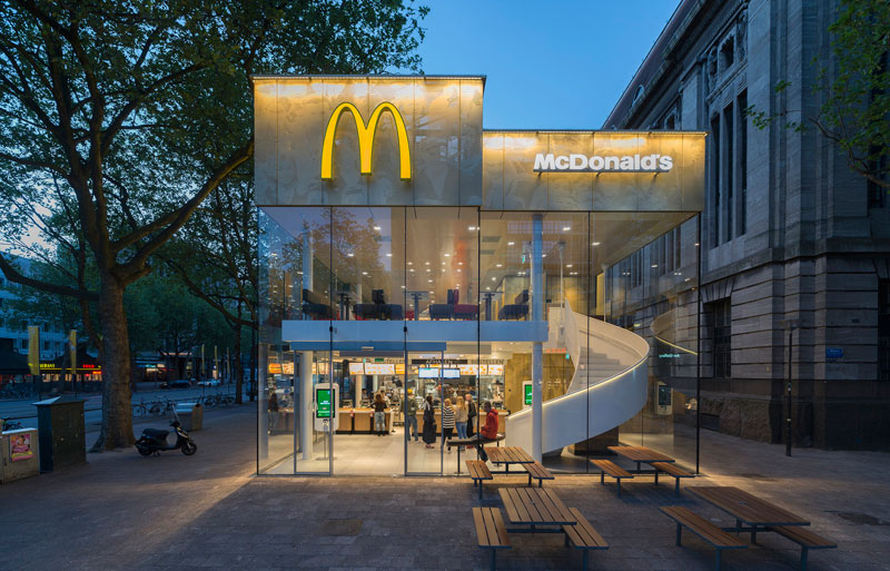 People Really Love or Hate this Fancy McDonald's in Rotterdam