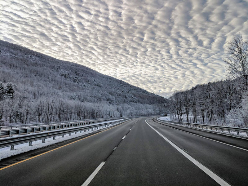 amazing clouds on the i 90 in the berkshire mountains ma 1 Amazing Clouds on the I 90 in the Berkshire Mountains, MA