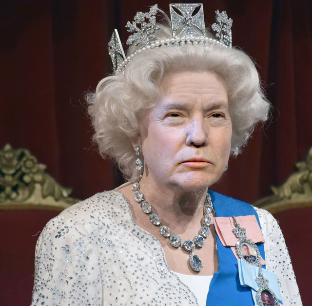 photoshopping trumps face onto the queens 24 This Woman Cant Stop Photoshopping Trumps Face Onto the Queens (Top 50)