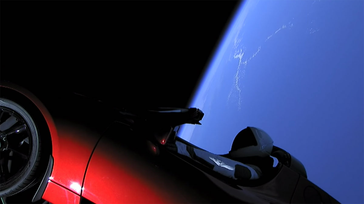 spacex falcon heavy launch tesla to mars 17 SpaceX Just Launched the Worlds Most Powerful Rocket and Sent a Tesla to Mars