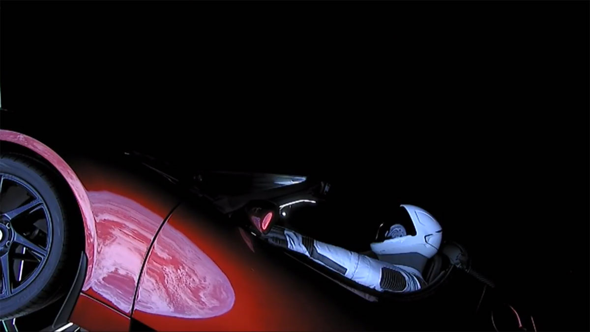 spacex falcon heavy launch tesla to mars 18 SpaceX Just Launched the Worlds Most Powerful Rocket and Sent a Tesla to Mars