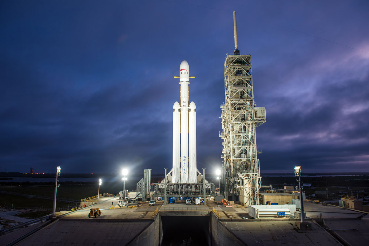 spacex falcon heavy launch tesla to mars 3 SpaceX Just Launched the Worlds Most Powerful Rocket and Sent a Tesla to Mars