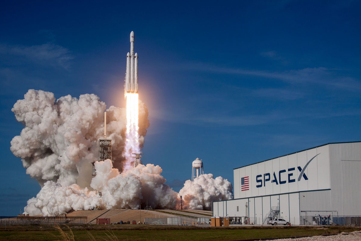 spacex falcon heavy launch tesla to mars 5 SpaceX Just Launched the Worlds Most Powerful Rocket and Sent a Tesla to Mars