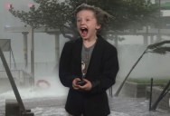 Kid Makes Epic Weather Report for School With Help from VFX Dad