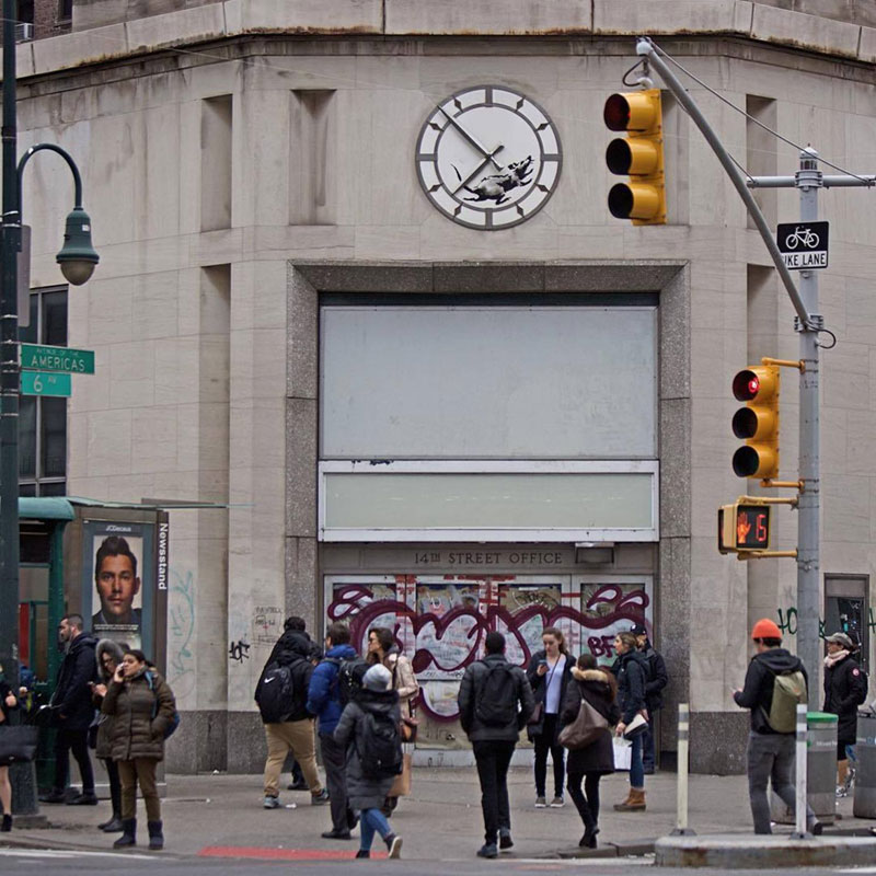 new banksy works in new york city 2018 9 New Banksys Appear in NYC, Including Giant Mural of Imprisoned Artist