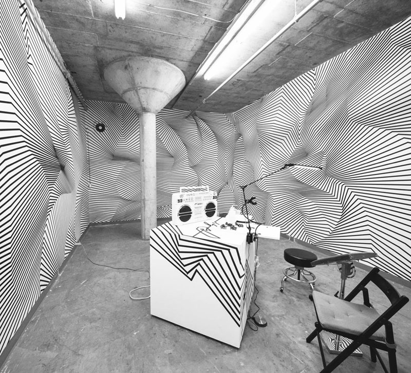 Mesmerizing Tape Art Installations by Darel Carey » TwistedSifter