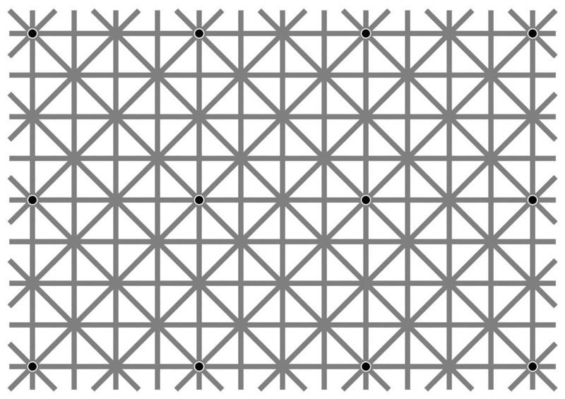 12 dots illusion by jacques ninio 1 of these 3 Illusions Will Make You Question Your Eyesight