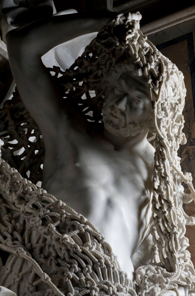 francesco queirol disillusion marble sculpture netting 3 This Tiny Chapel is Home to Some of the Greatest Marble Sculptures in History