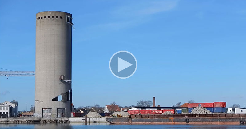 Silo Demolition in Denmark Could Not Have Gone Worse
