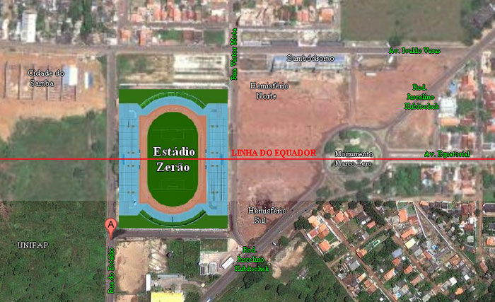 stadium built on equator where each team defends a hemisphere 3 The Stadium Built on the Equator, Where Each Team Defends a Hemisphere