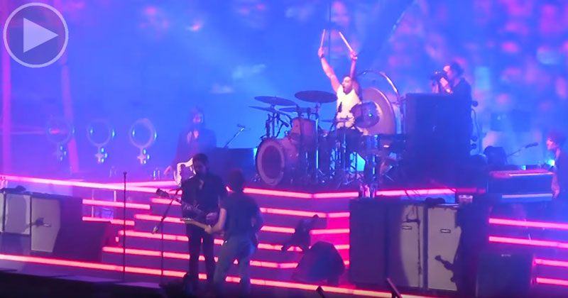The Killers Brought a Fan on Stage and He Killed It In Front of 65,000 People
