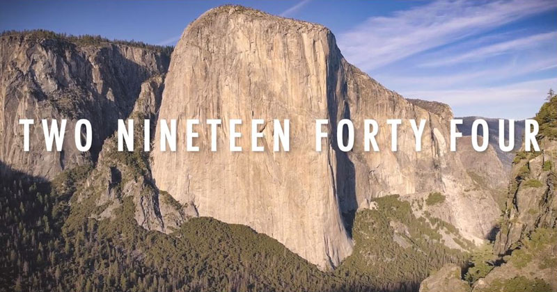 Amazing Timelapse Shows 'Unbreakable' El Capitain Speed Record Being Broken