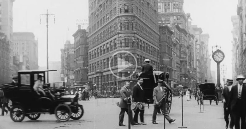 Unbelievable HQ Video of New York City Life in 1911