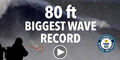 This is the Official World Record for the Biggest Wave Ever Surfed