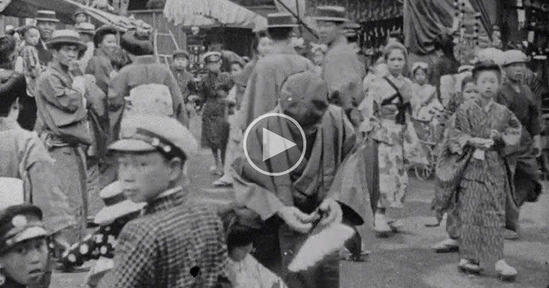Fascinating HQ Video of Japanese Life from 100+ Years Ago