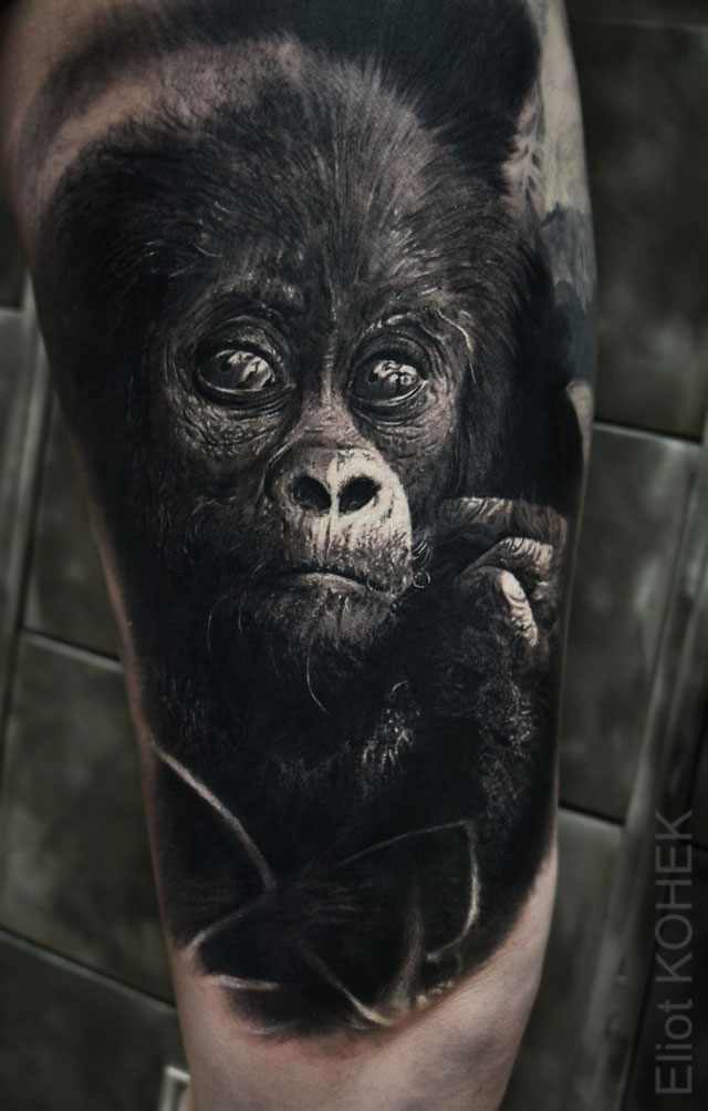 incredibly realistic 3d tattoos by eliot kohek 2 14 Incredibly Realistic 3D Tattoos by Eliot Kohek