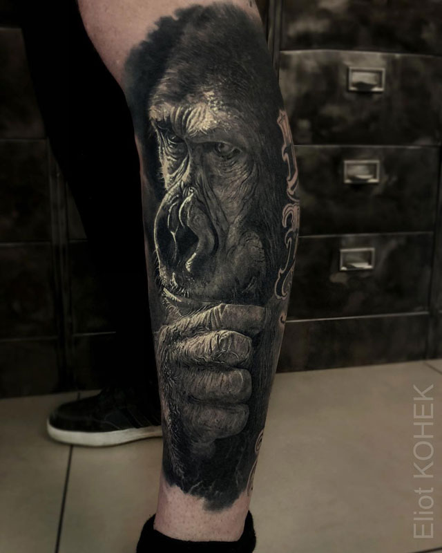 incredibly realistic 3d tattoos by eliot kohek 6 14 Incredibly Realistic 3D Tattoos by Eliot Kohek