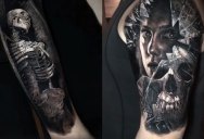 14 Incredibly Realistic 3D Tattoos by Eliot Kohek