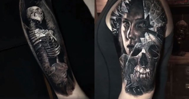 14 Incredibly Realistic 3D Tattoos by Eliot Kohek » TwistedSifter